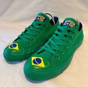 Men’s 6 BRAZIL CONVERSE ALL STAR Shoes Women’s 8